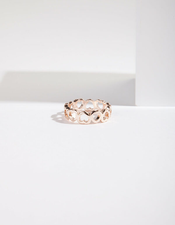 Rose Heart Ring