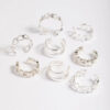 Starry Heart Cuff Earring 8-Pack