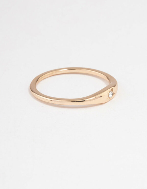 Solitaire Tapered Ring
