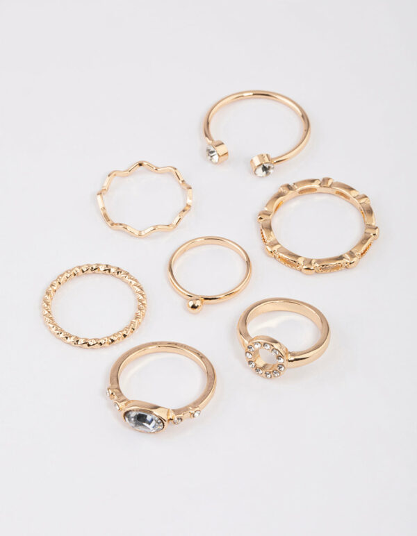Round Open Ring 7-Pack