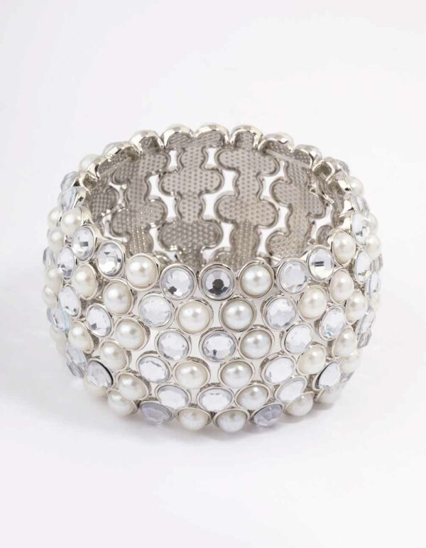 Pearl Large Statement Bracelet