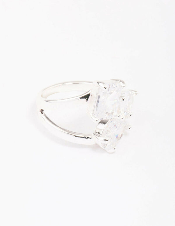 Mixed Stone Trio  Ring