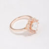 Rose  Framed Square Ring