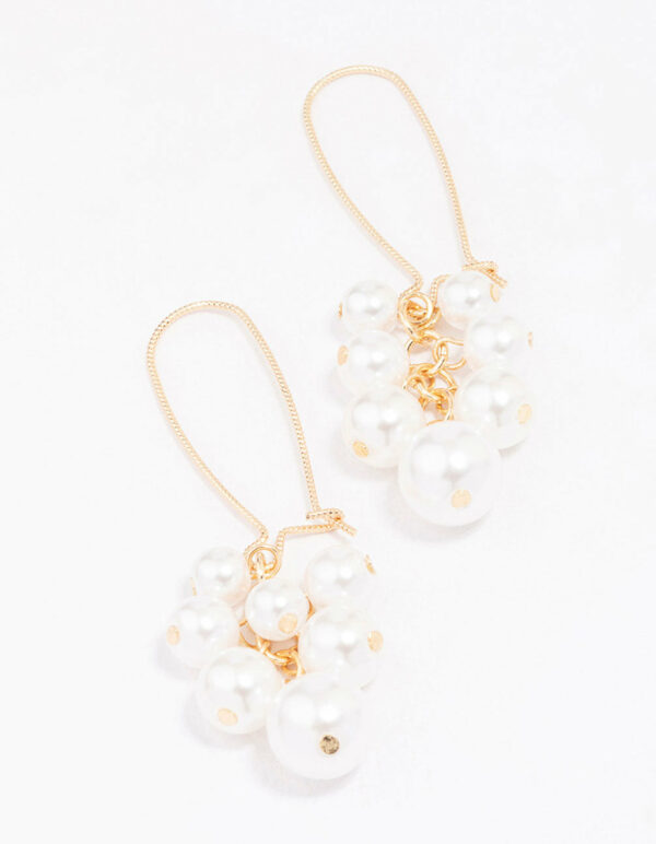 Pearl Cluster Earrings